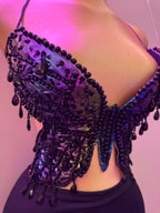 BUTTERFLY TOP (BLACK/MULTI))