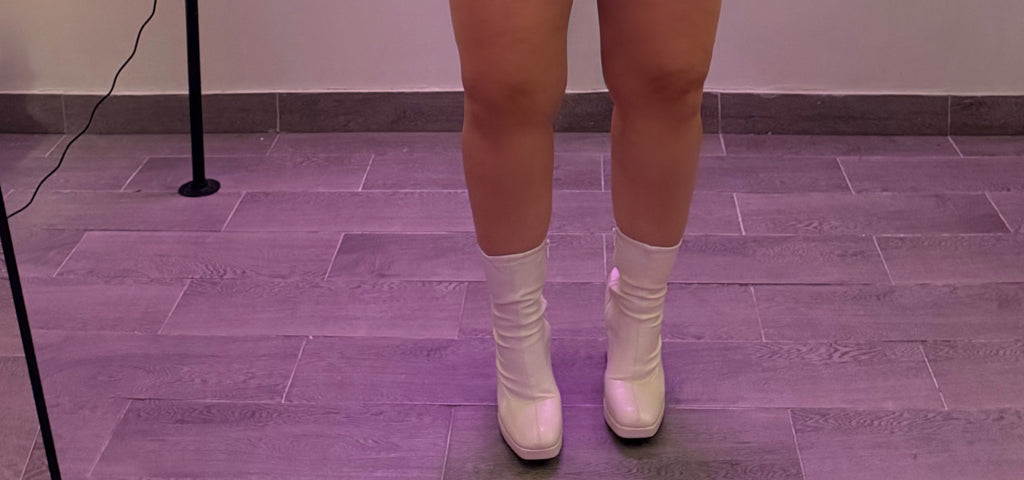 KITTIE  BOOTS (IVORY)