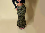 CAMO MAXI SKIRT