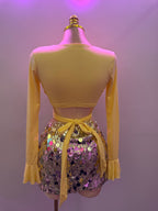ROMA CROP TOP (YELLOW)