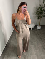 CLARIBEL JUMPSUIT (TAUPE)