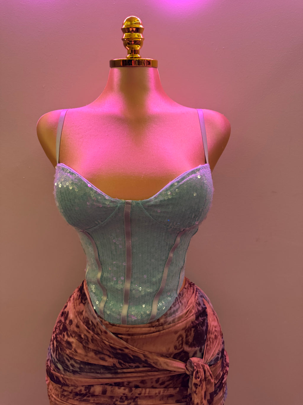 BECCA CORSET (AQUA)