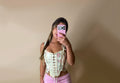 MAGIC GARDEN CORSET (YELLOW)