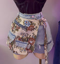 JACQUARD FLORALSKORT