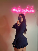 SABRINA  DRESS (NAVY)