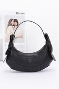 FAUX LEATHER HOBO BAG
