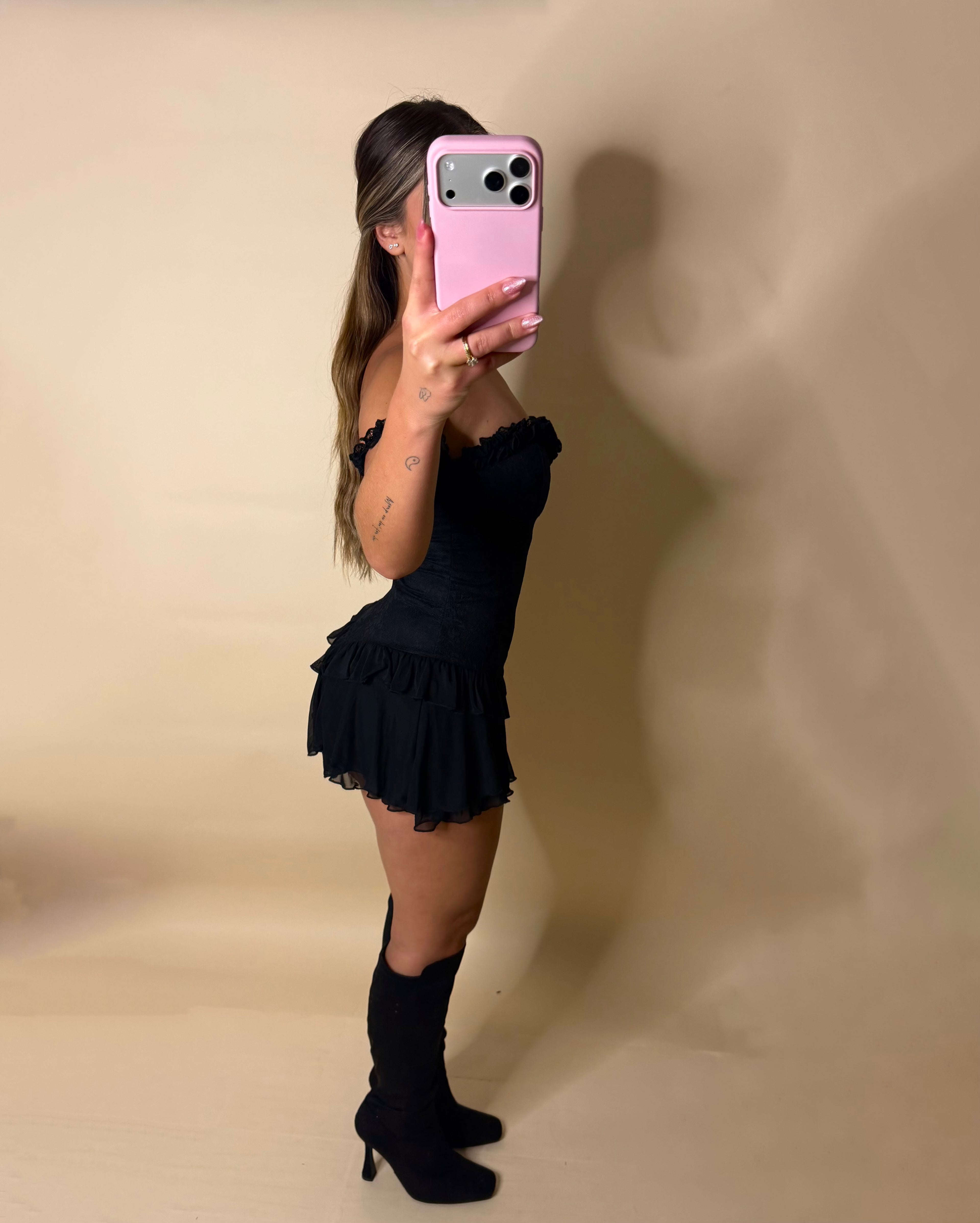 PENELOPE DRESS (BLACK)