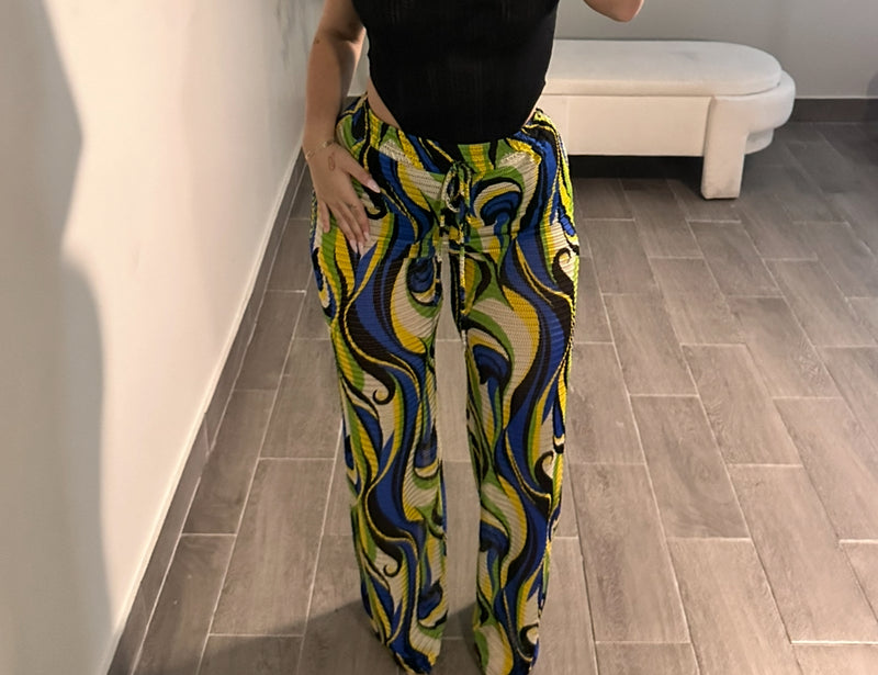 LEIRE PALAZZO (BLUE/YELLOW)