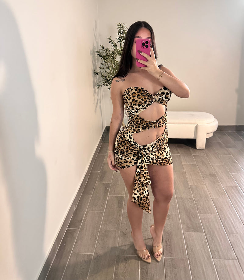 GIANNA DRESS (LEOPARD)