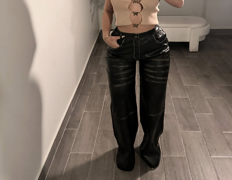 FREYA WIDE PANT (BLACK)