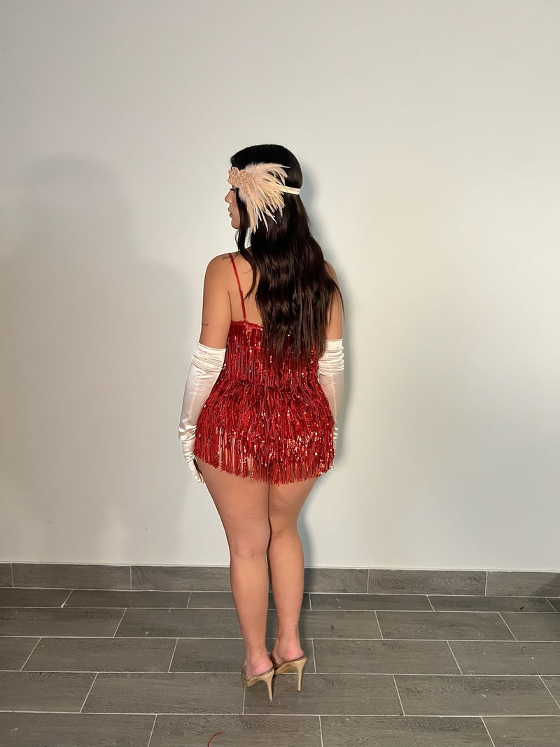 CABARET ROMPER (RED)