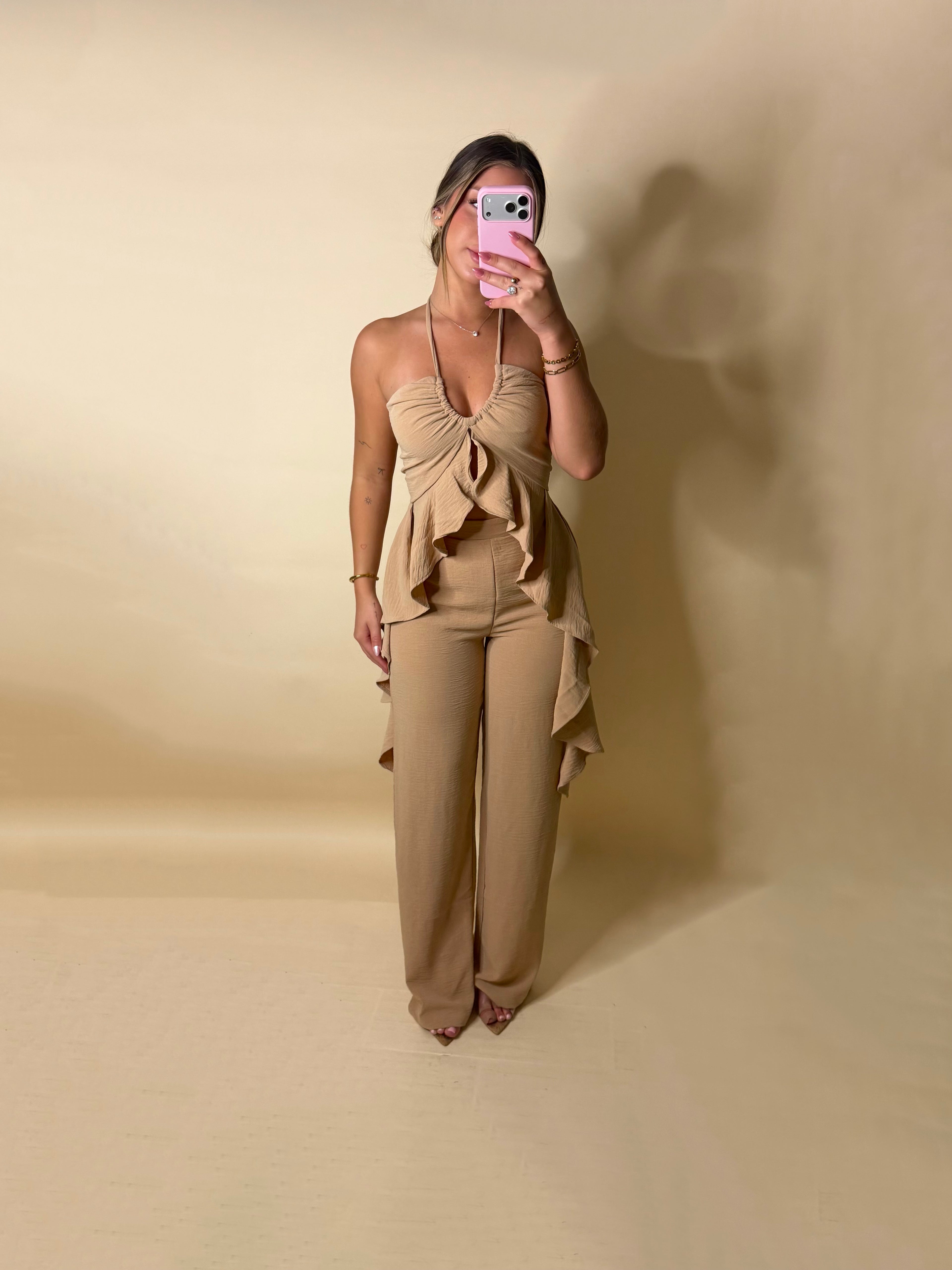 BELIXE SET (TAN)