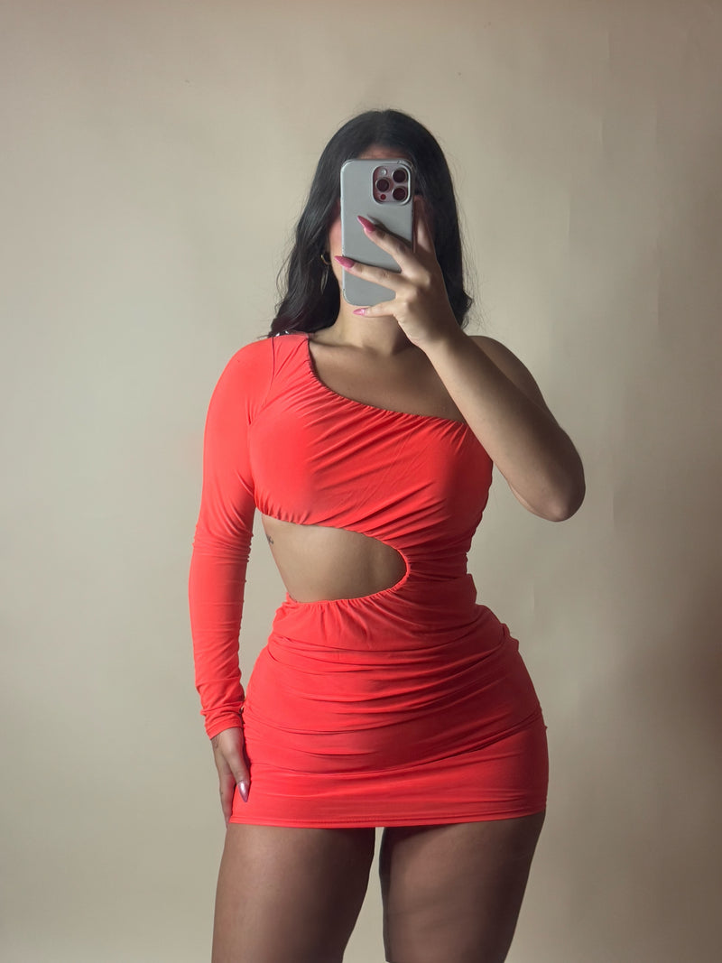 MALIKA DRESS (ORANGE)