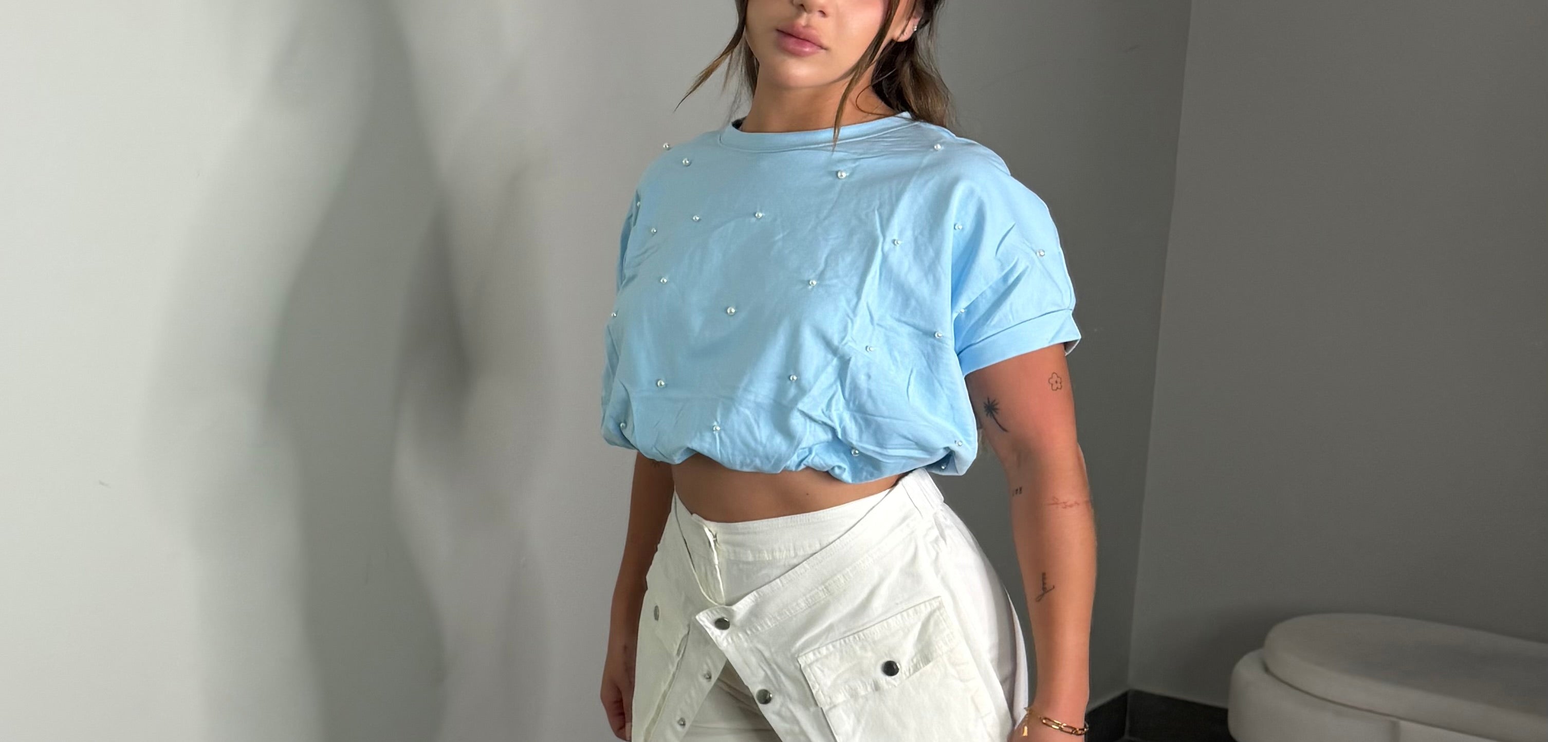 BUBBLE PEARL TOP