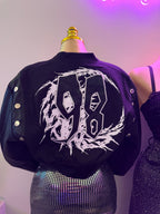 ROCK98 CROP JACKET (BLACK)
