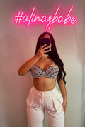 BRANDI BRA (BLACK/SILVER)