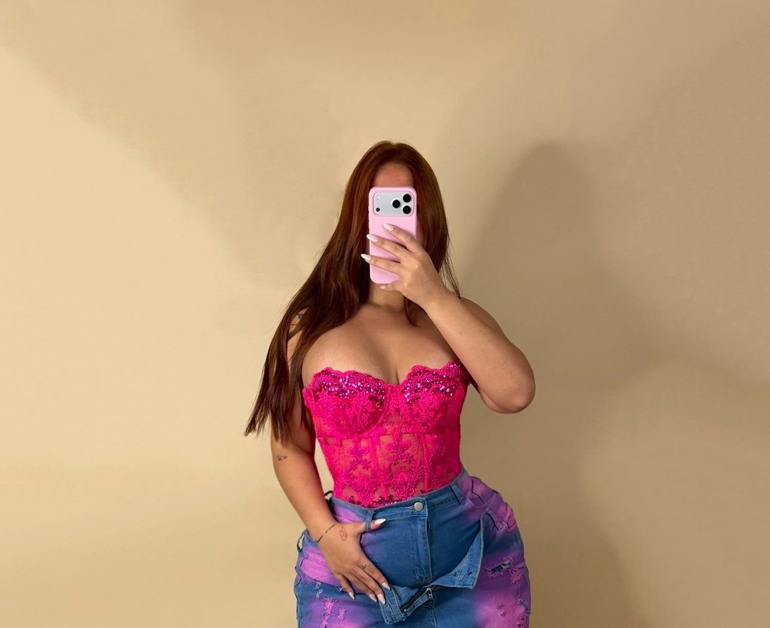 MOLLY CORSET (FUCHSIA)