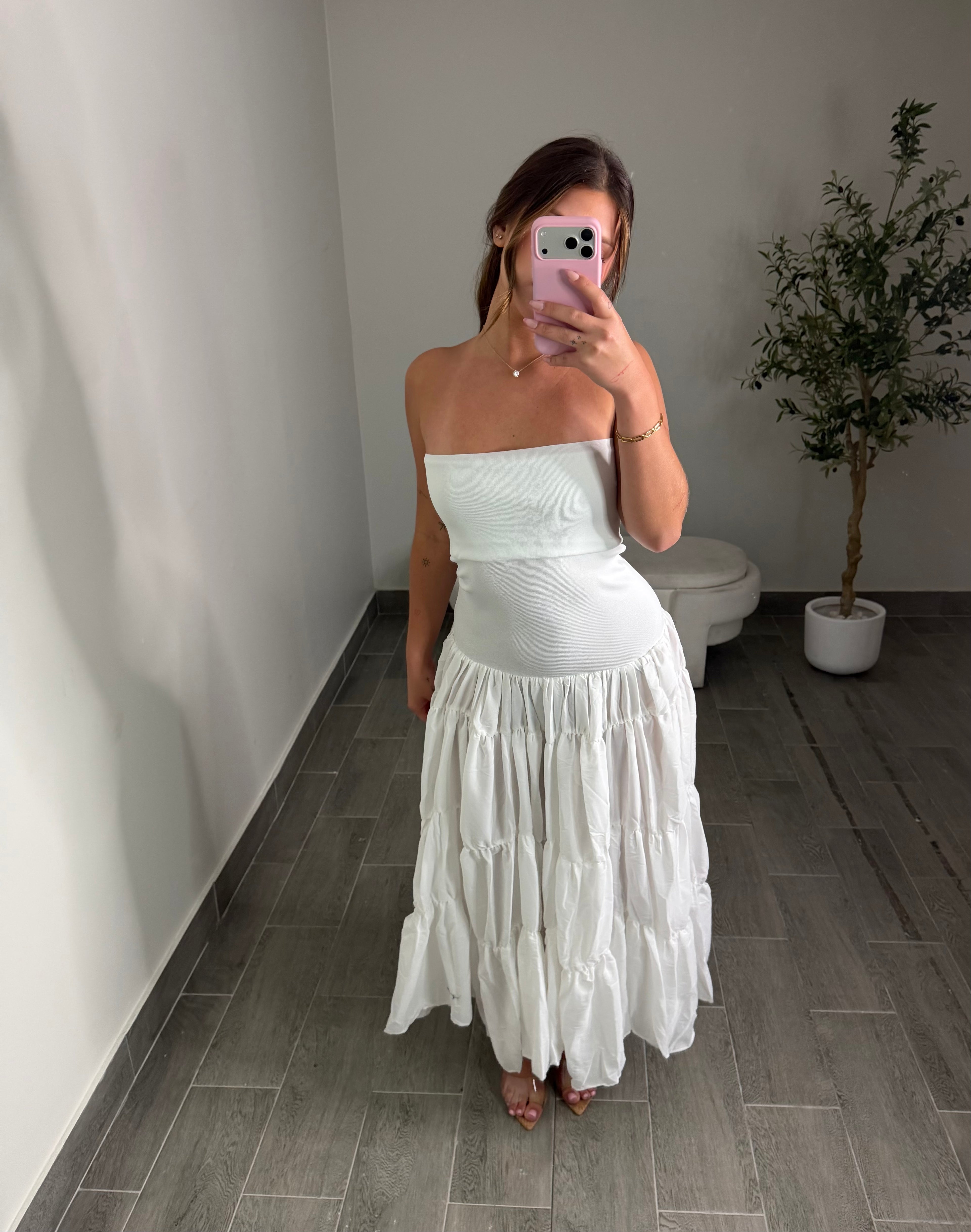 SANTORINI DRESS (WHITE)
