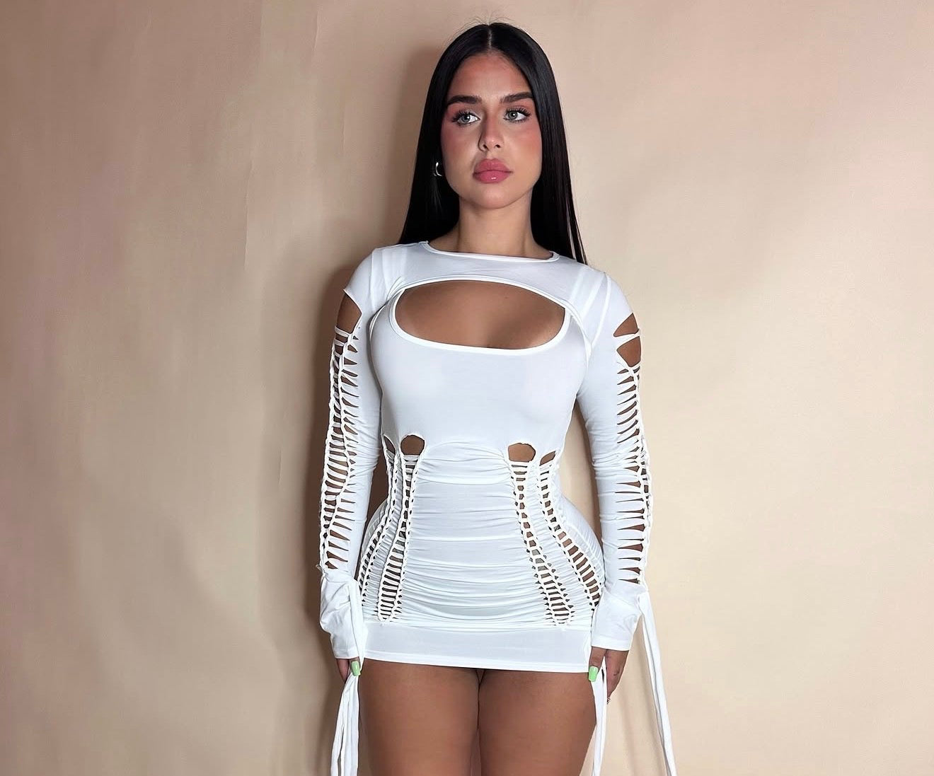 KOKO DRESS (WHITE)