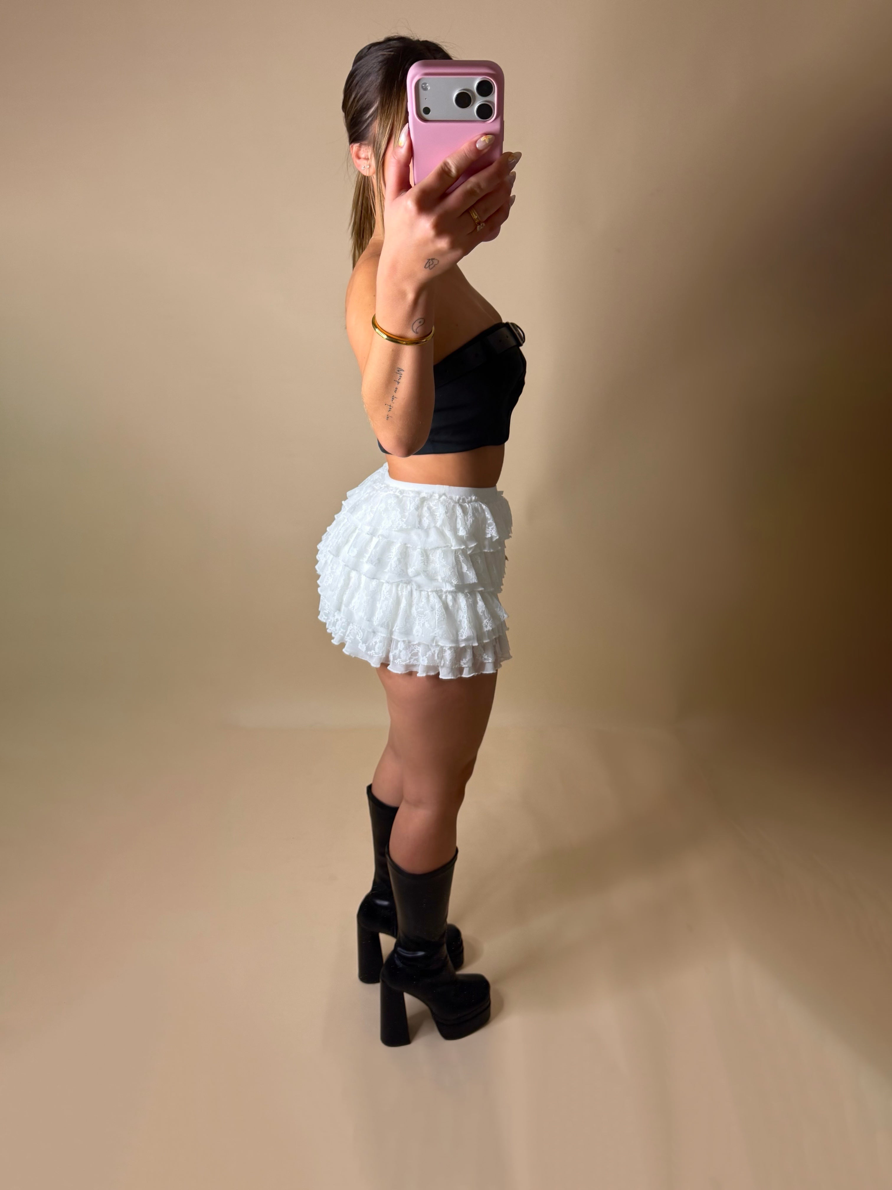 MOLLY SKORT (WHITE)
