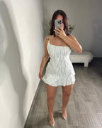 STRIPE GLITTER DRESS