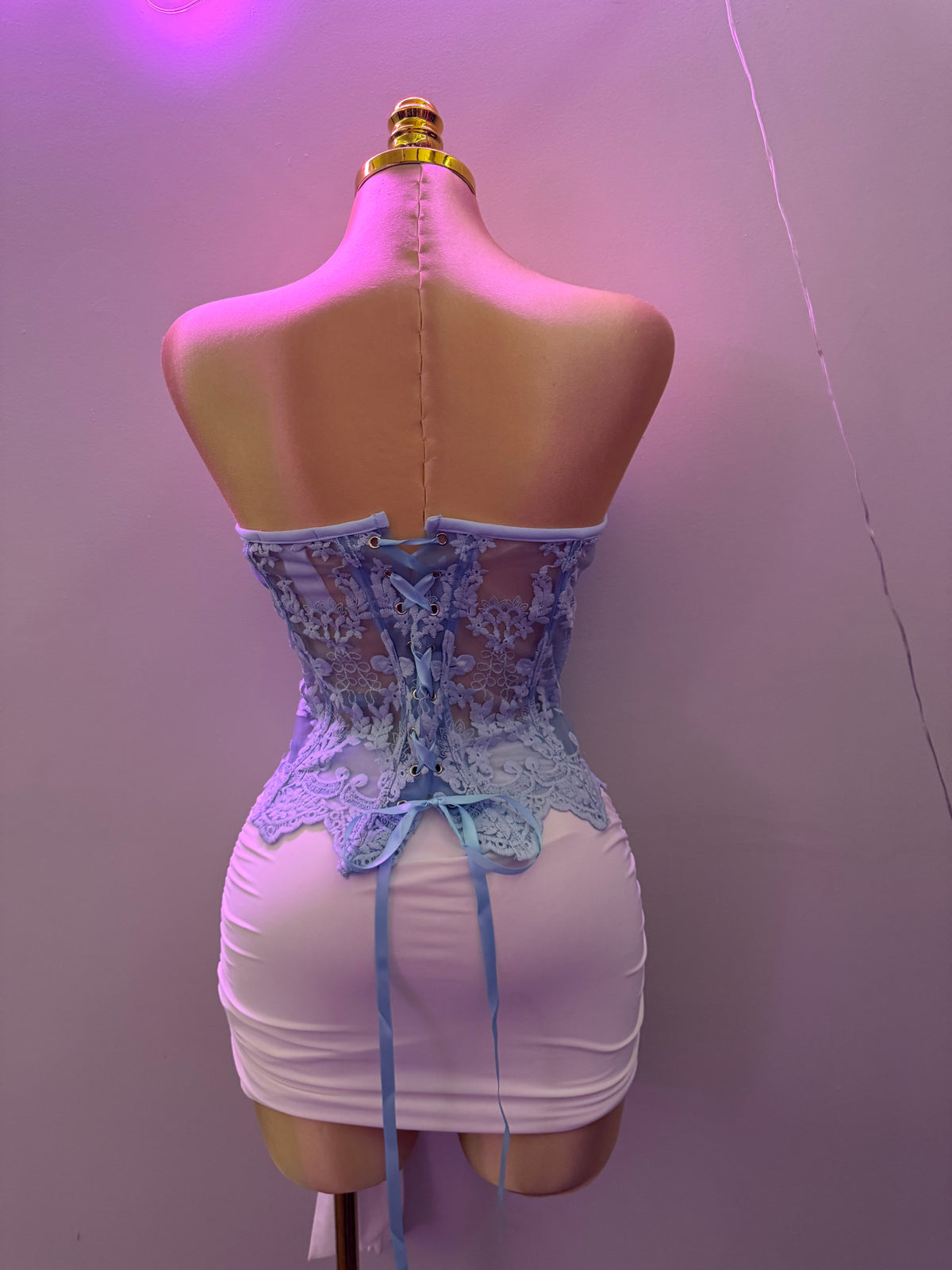 MOLLY CORSET (BABY BLUE)