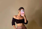 DIONNE CROP TOP (BROWN)