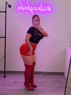 AMIRA  MINI SKIRT (RED)