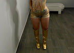 PARTY GIRL SHORT (GOLD)