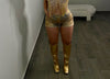 PARTY GIRL SHORT (GOLD)