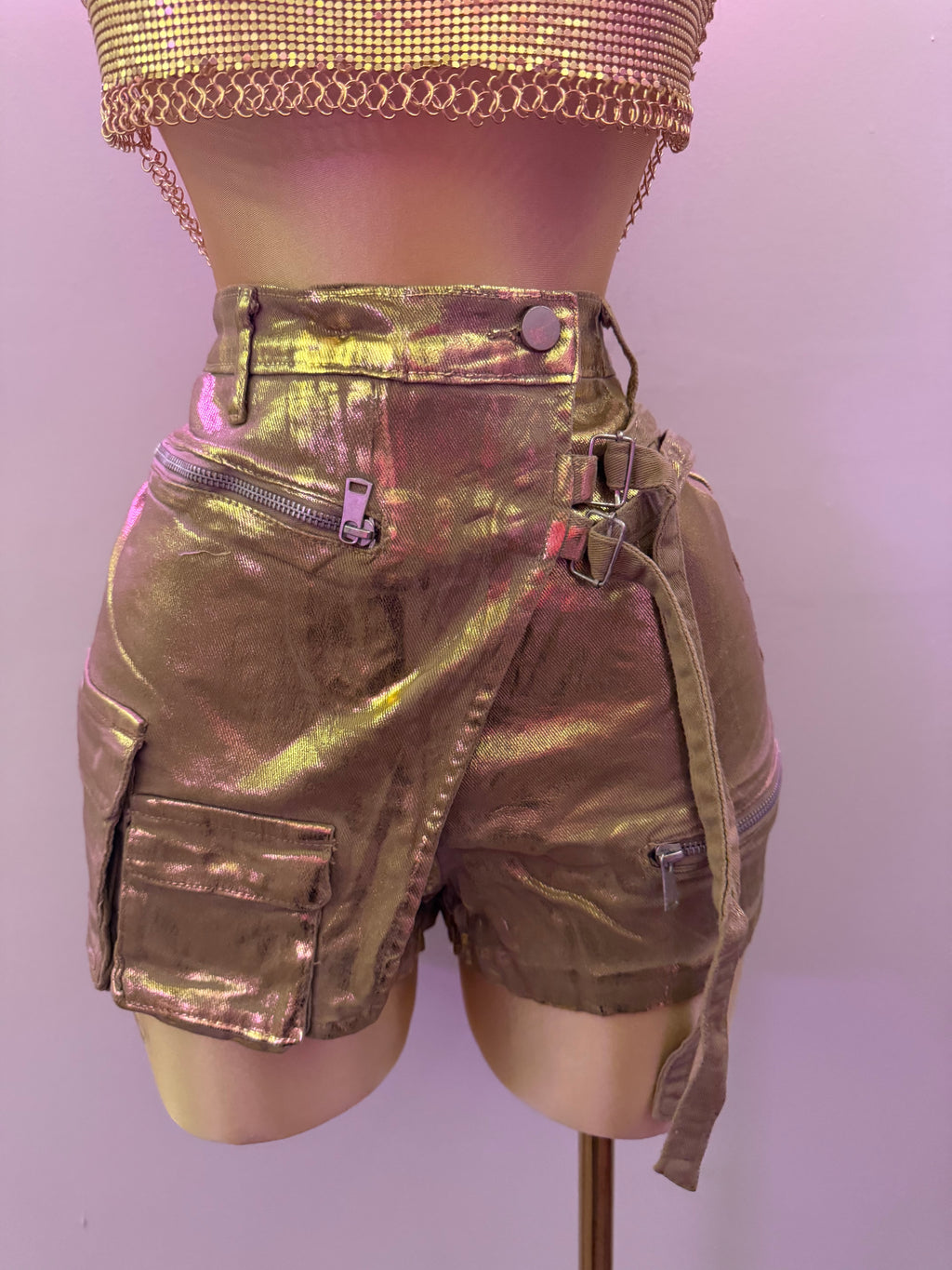 DEVINE SKORT (GOLD)