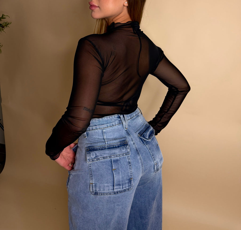 MESH SHEER TOP