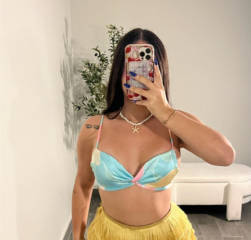 DIDI CROP TOP (AQUA)