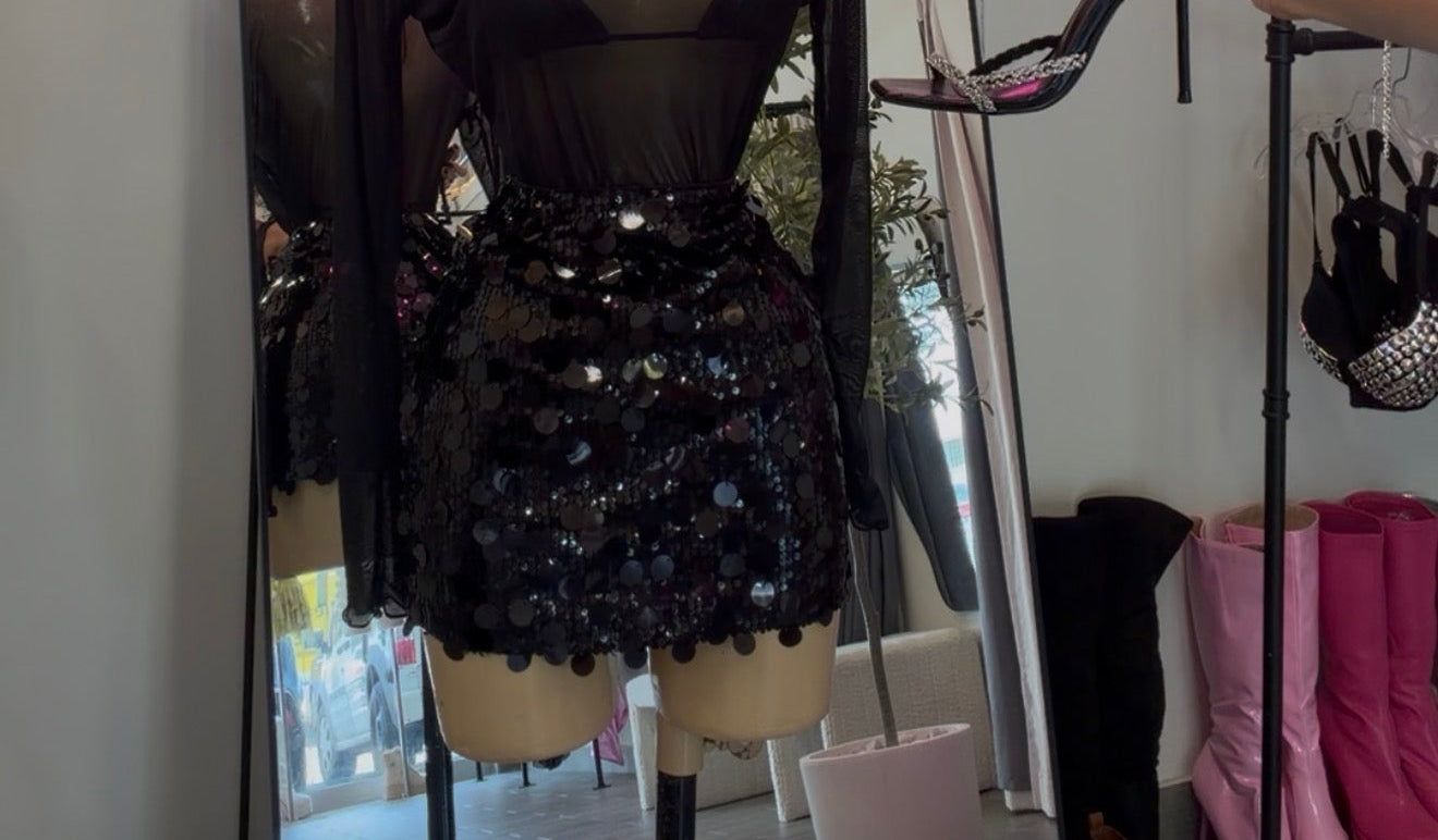 CELINE SKIRT (BLACK)