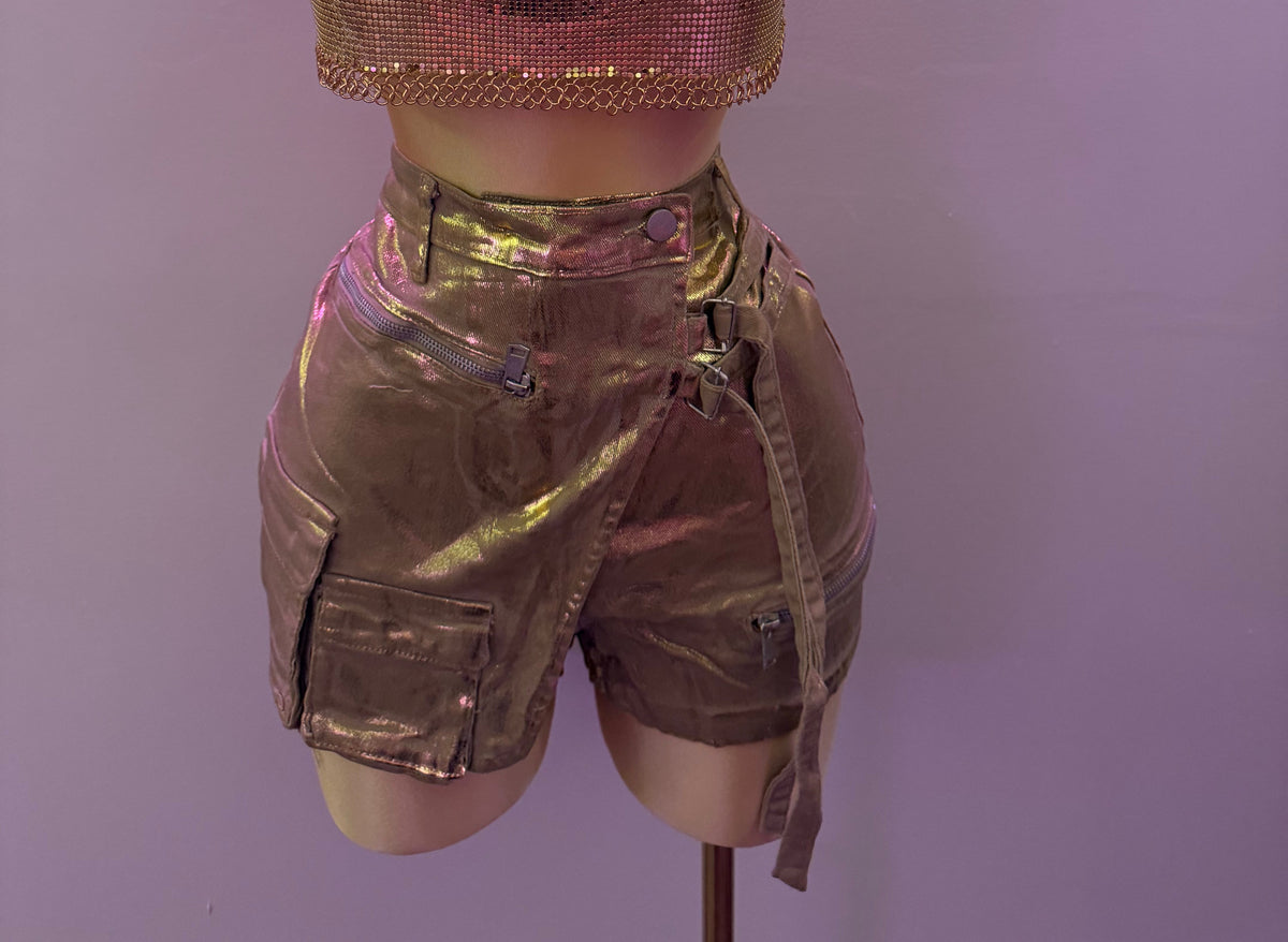 DEVINE SKORT (GOLD)