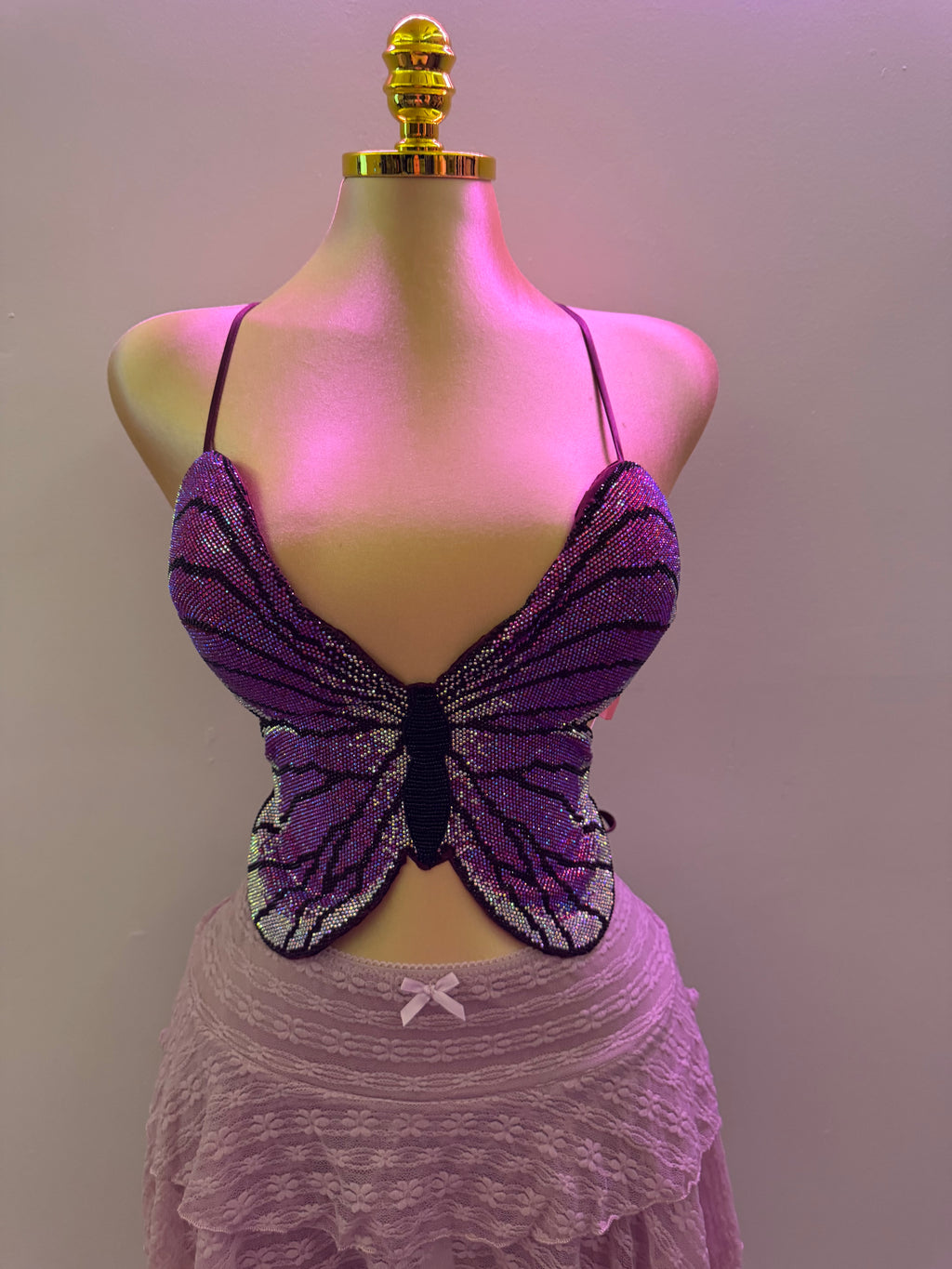 BUTTERFLY TOP (PURPLE)