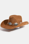 TURQUOISE STUD WESTERN HAT