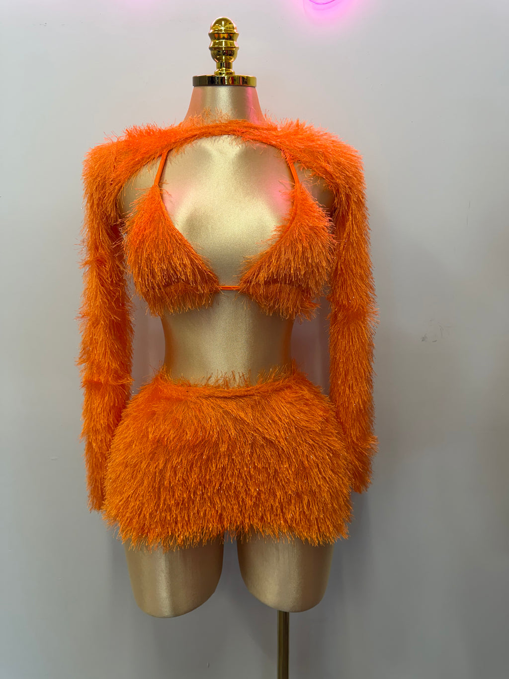 DOLL SET (3 piezas) (ORANGE)