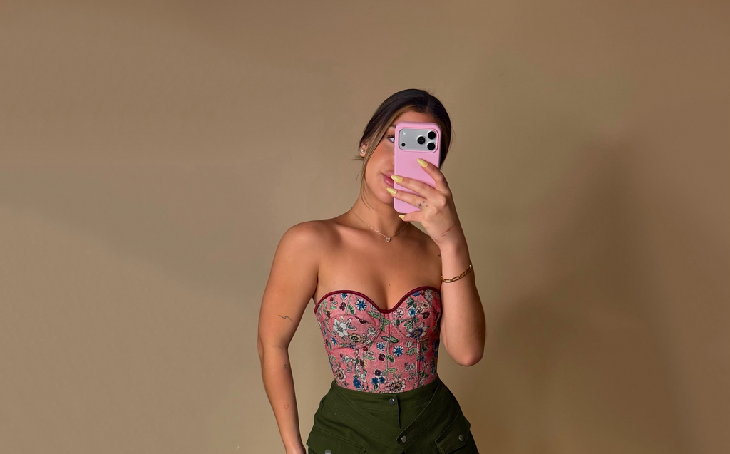 DELILAH CORSET (RED)