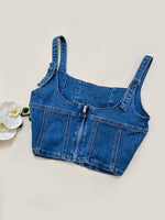 DESTINY DENIM TOP