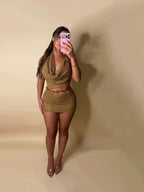 TALULAH DRESS (CAMEL)