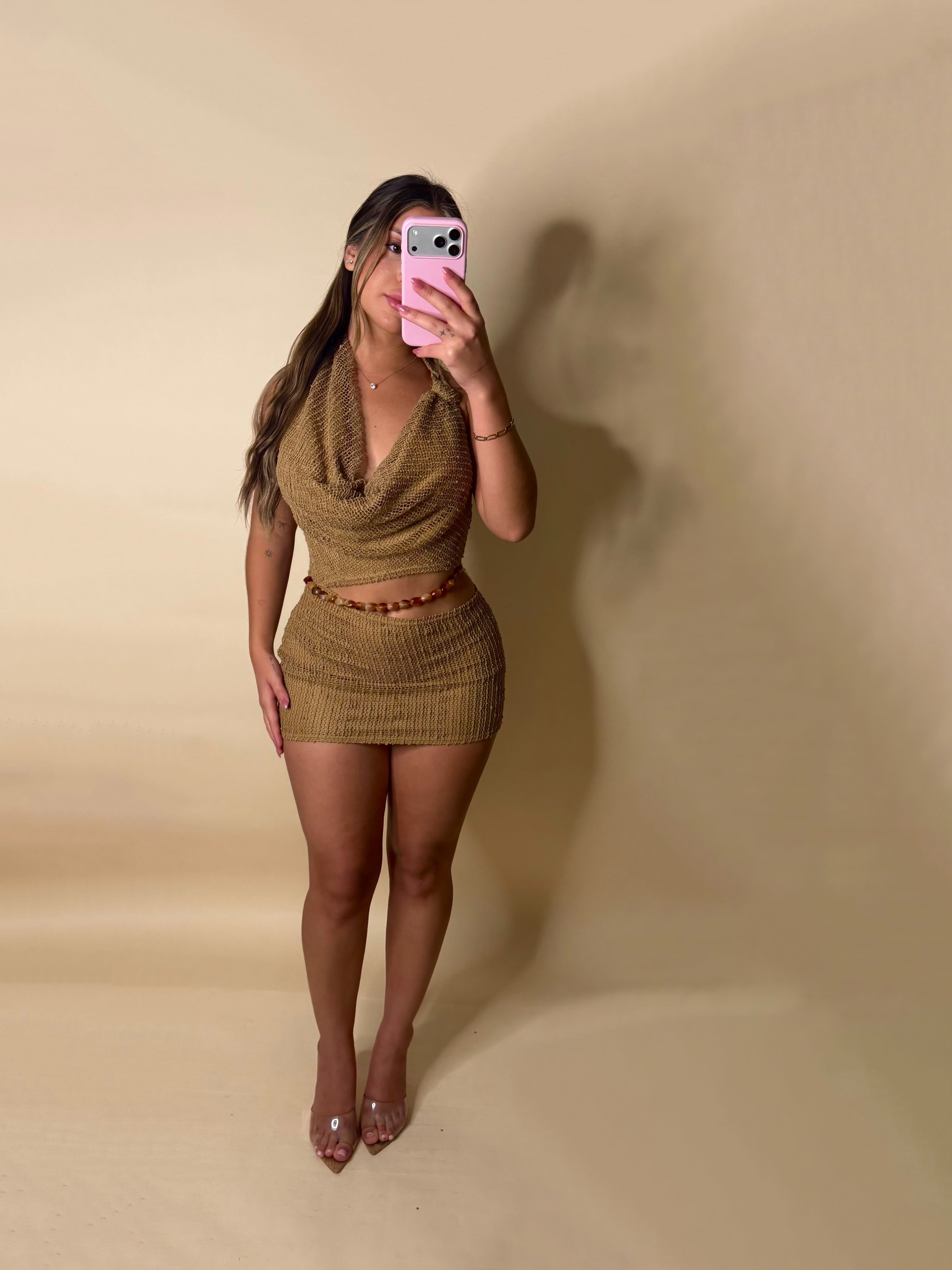 TALULAH DRESS (CAMEL)