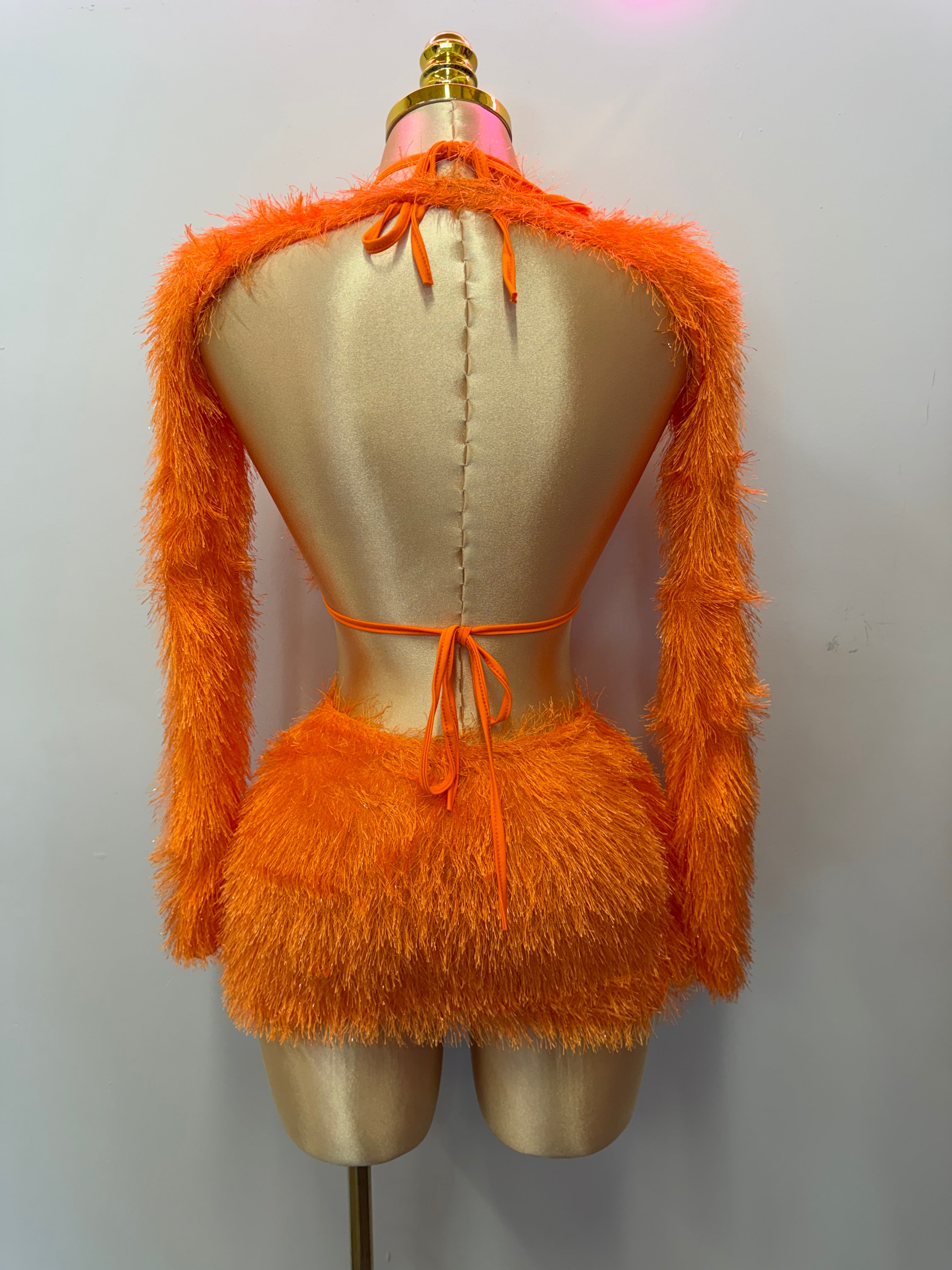 DOLL SET (3 piezas) (ORANGE)