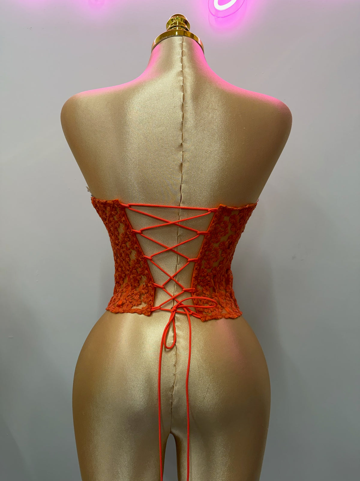 ARABELLA CORSET (ORANGE)