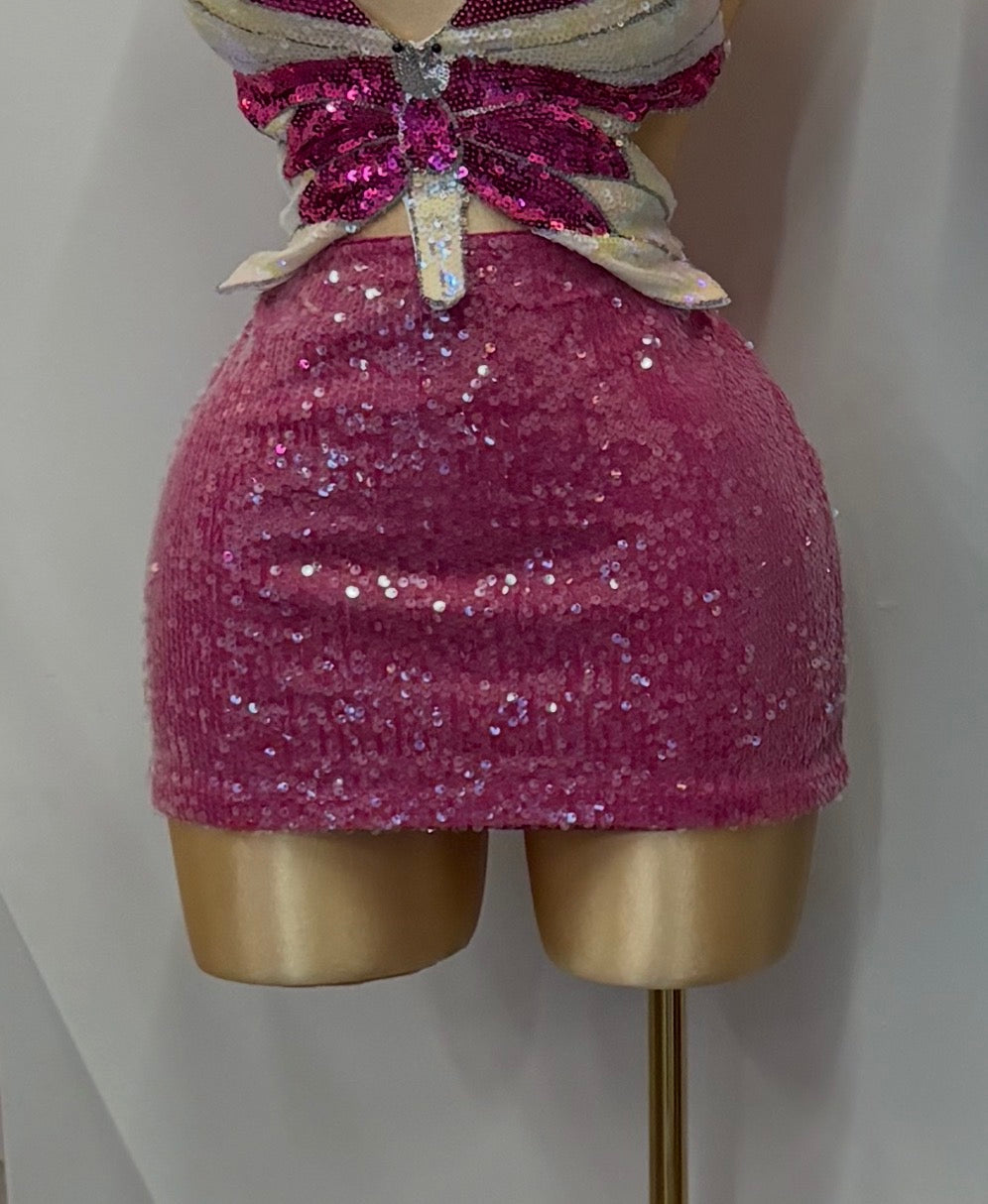 BECCA SKIRT (FUSCHIA)
