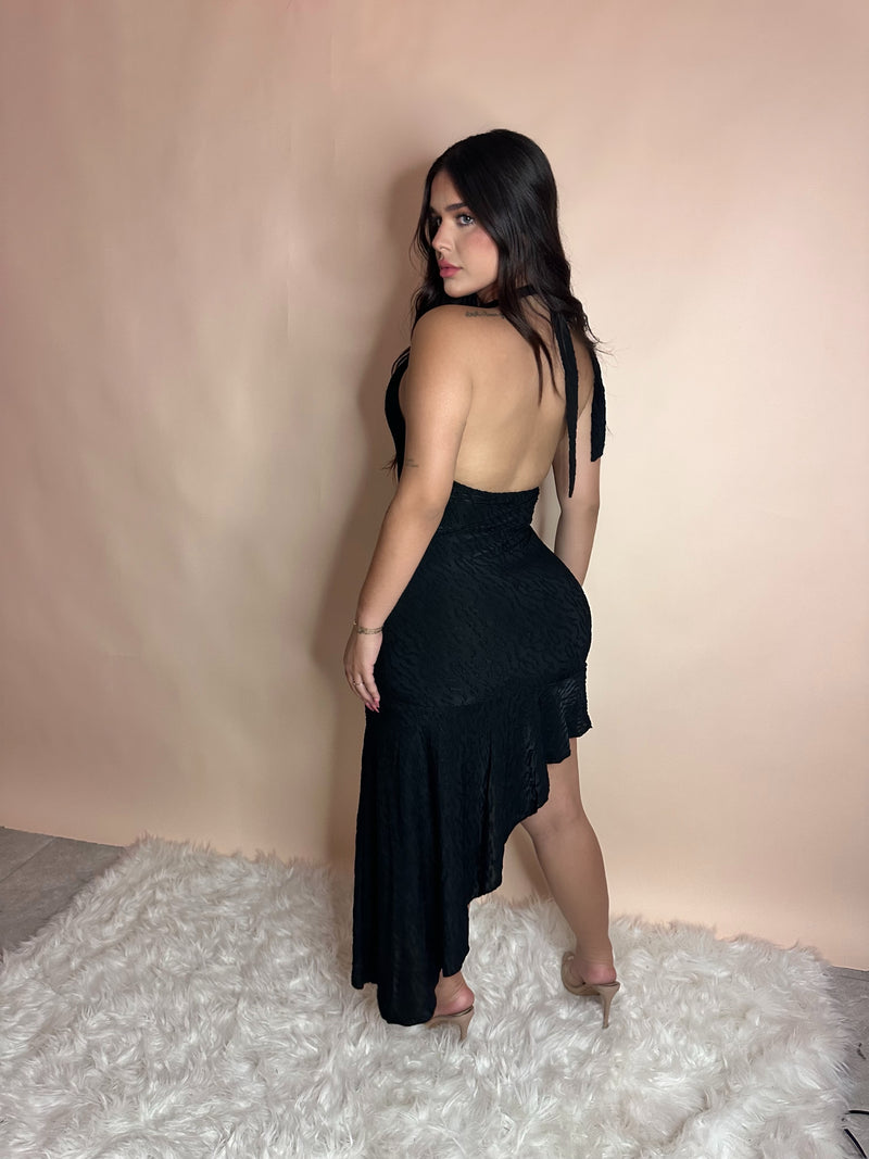PAULETTE DRESS (BLACK)