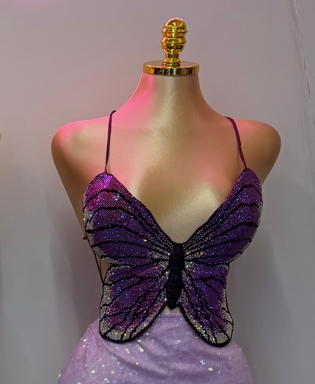 BUTTERFLY TOP (PURPLE)