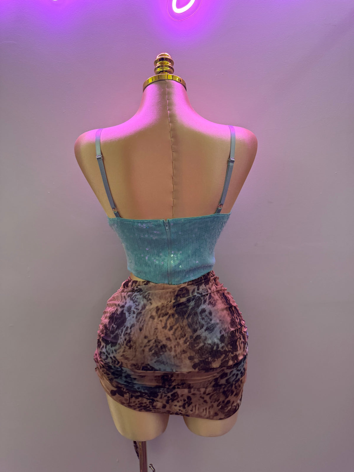 BECCA CORSET (AQUA)