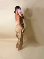 BELIXE SET (TAN)