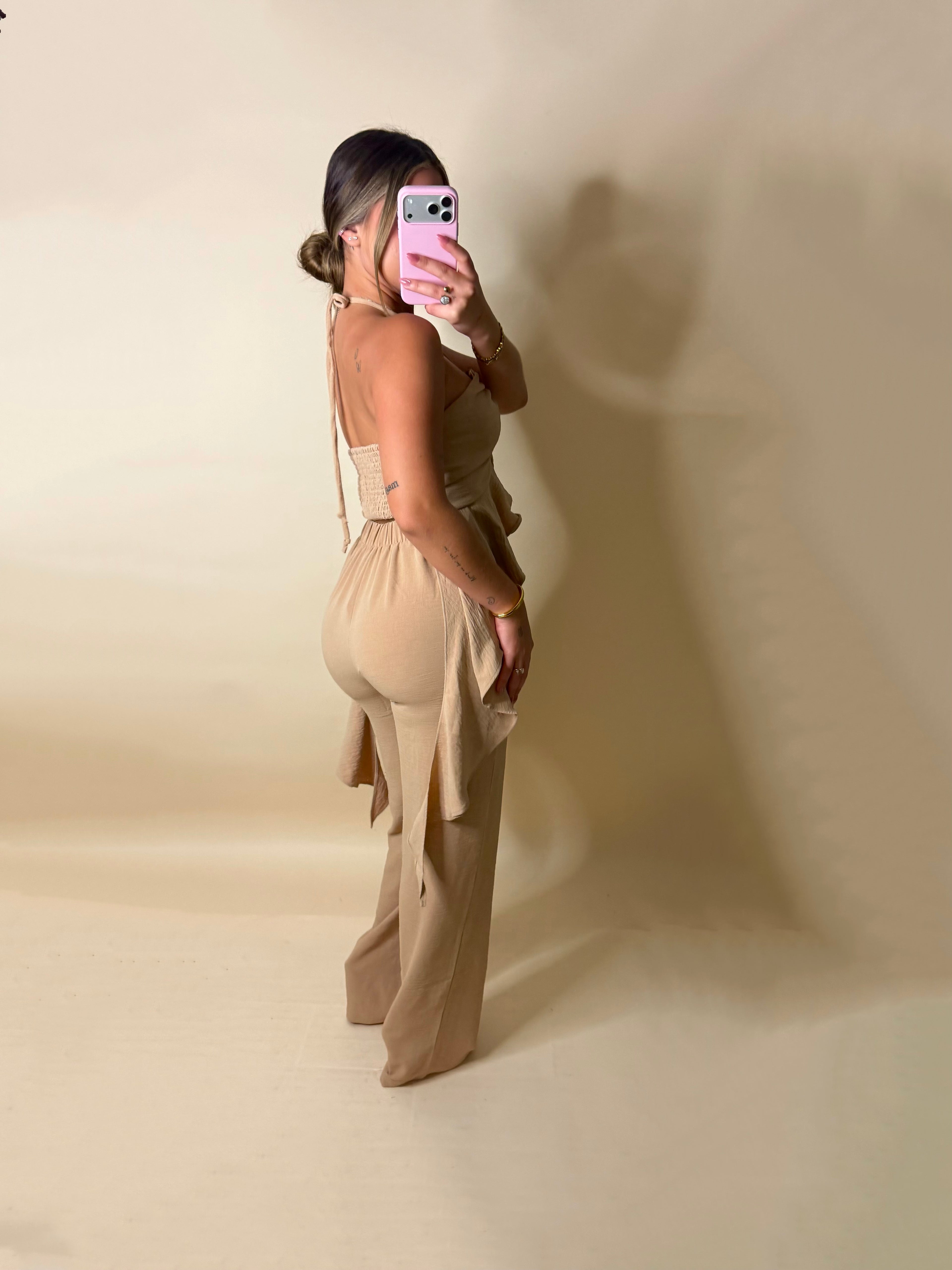 BELIXE SET (TAN)